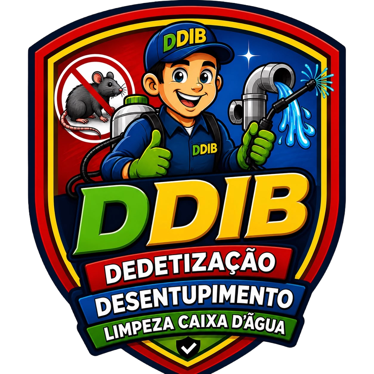 Logo DDIB Dedetizações — controle de pragas e vetores